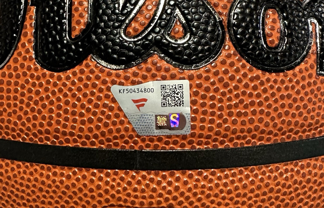 Jalen Brunson Signed Wilson I/O Basketball Knicks Mint Autograph Fanatics COA