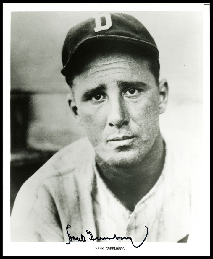 Hank Greenberg Autographed 8x10 Photo Detroit Tigers Beckett BAS #AE33044