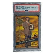 Jim Catfish Hunter Signed 1994 Sig Rookies #HOF15 Trading Card PSA/DNA Gem MT 10