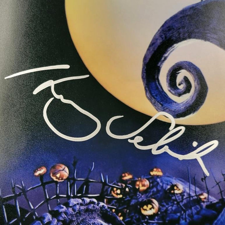 Henry Selick signed Nightmare Before Christmas 12x18 photo poster (D) ~ BAS holo