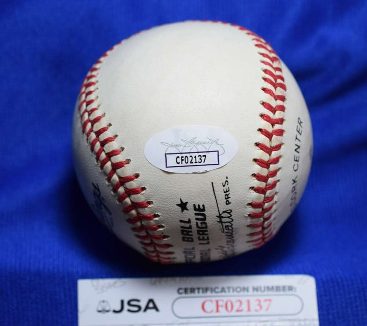 Joe Morgan JSA COA Autograph National League ONL Signed Baseball