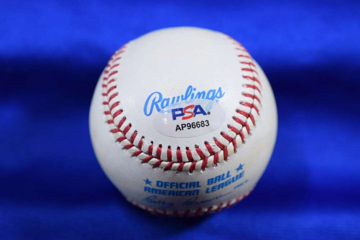 Luis Tiant PSA DNA Autograph American League OAL Signed Baseball Red Sox