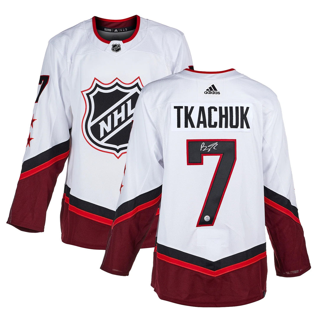 Brady Tkachuk Signed 2022 NHL All-Star Game adidas Jersey