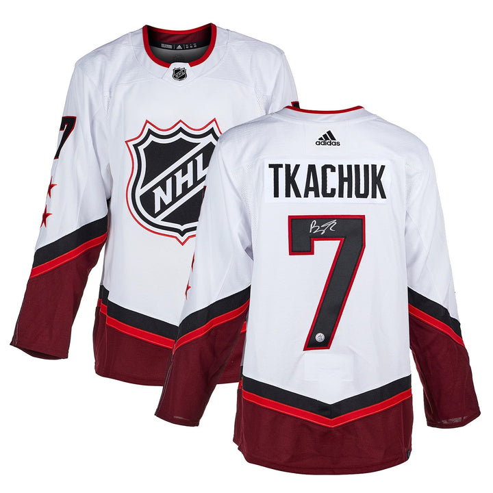 Brady Tkachuk Signed 2022 NHL All-Star Game adidas Jersey