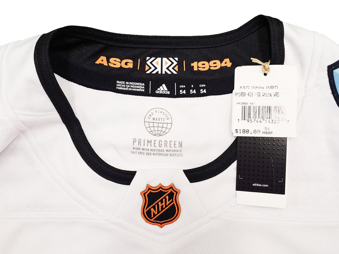 Kraken Matty Beniers Auto White Adidas 2023 ASG Jersey Size 54 1st ASG 2-4-23