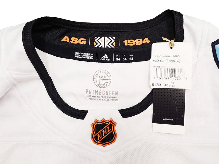 Kraken Matty Beniers Auto White Adidas 2023 ASG Jersey Size 54 1st ASG 2-4-23
