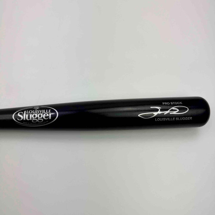 Autographed/Signed Sammy Sosa Black Louisville Slugger Baseball Bat Beckett COA