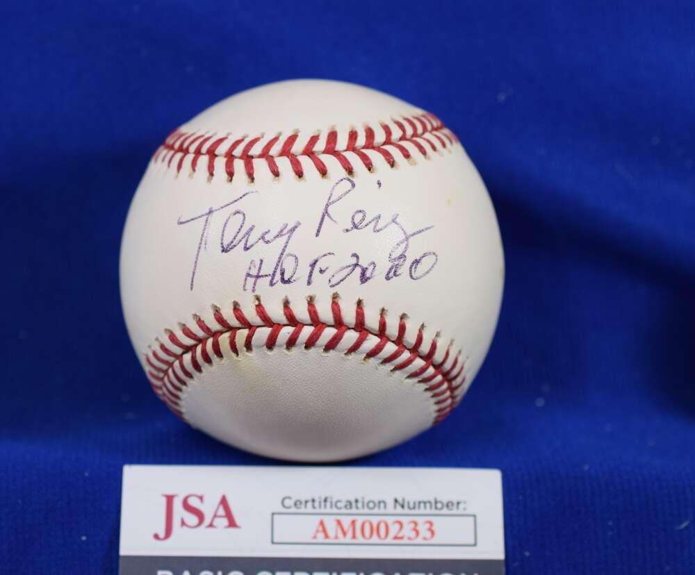 Tony Perez HOF 2020 JSA COA Autograph Major League OML Signed Baseball