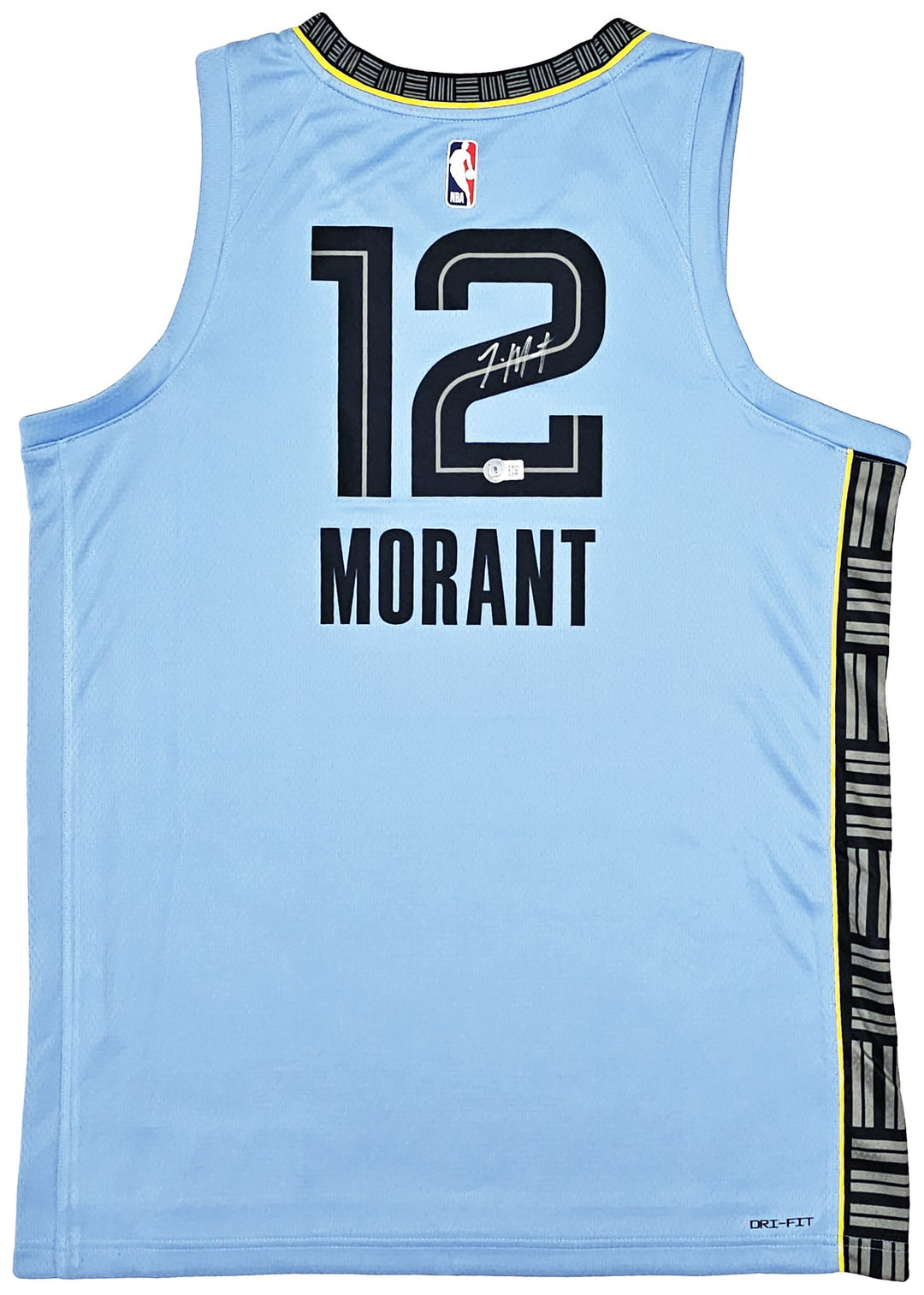Grizzlies Ja Morant Auto Blue Jordan Statement Edt Swingman Jersey Sz 48 BAS