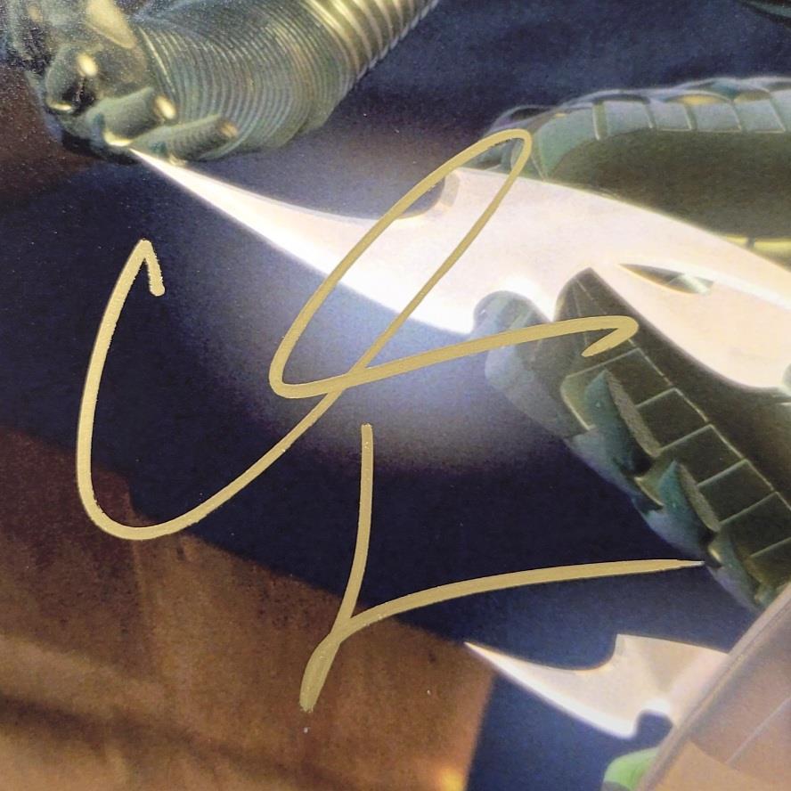 Willem Dafoe signed Green Goblin 11x14 photo Spider-Man autograph ~ Beckett BAS