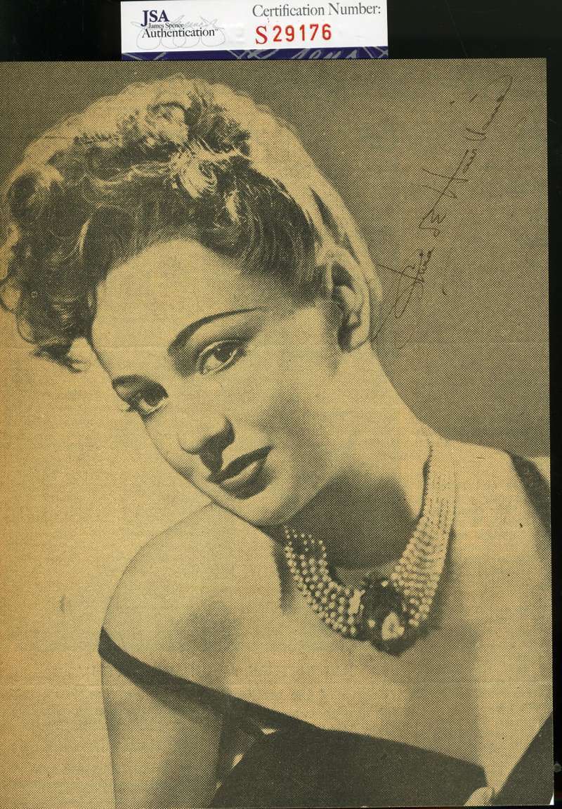 Olivia De Havilland Jsa Coa Hand Signed 1940`s 5x7 Photo Authenticated Autograph