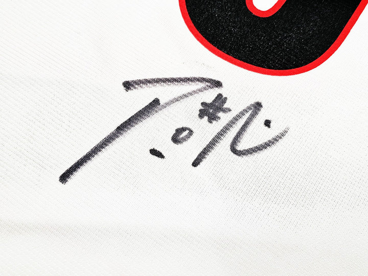 Portland Trail Blazers Damian Lillard Signed White Fanatics Jersey Sz L Beckett