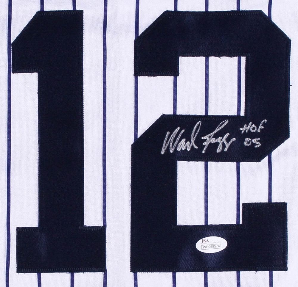 WADE BOGGS JERSEY BOSTON RED SOX NY YANKEES RAYS HOF JSA AUTO WITNESSED COA