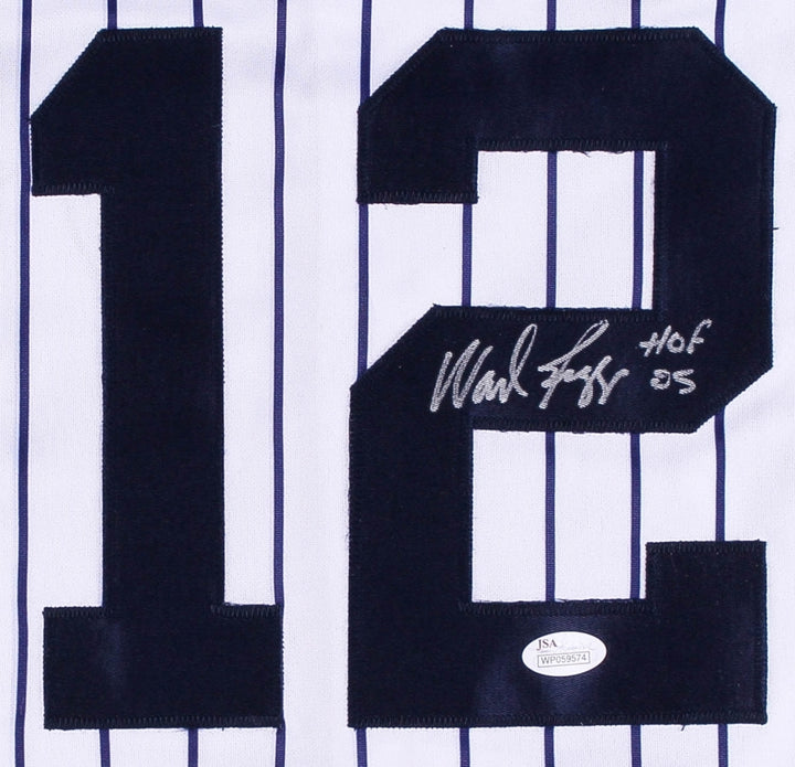 WADE BOGGS JERSEY BOSTON RED SOX NY YANKEES RAYS HOF JSA AUTO WITNESSED COA
