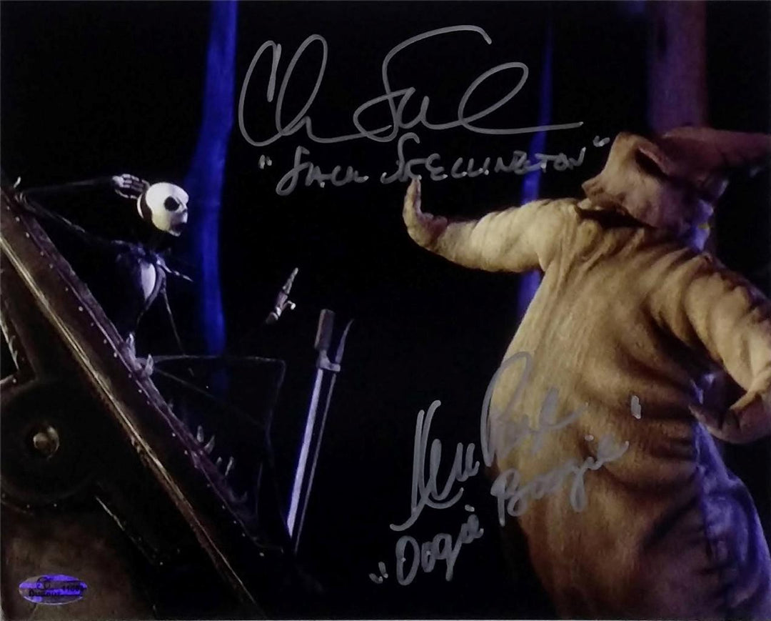 Chris Sarandon~Ken Page signed Nightmare Before Christmas 8x10 Photo OC COA Holo