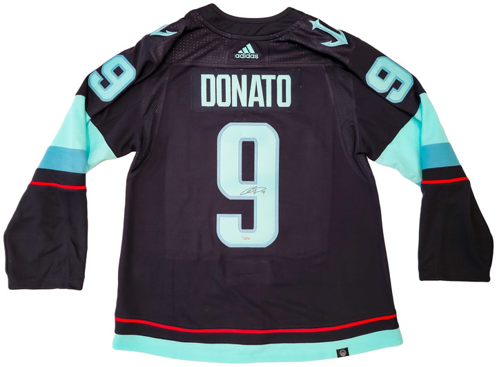 Kraken Ryan Donato Auto Blue Adidas Jersey Size 54augural Season Patch Fanatics