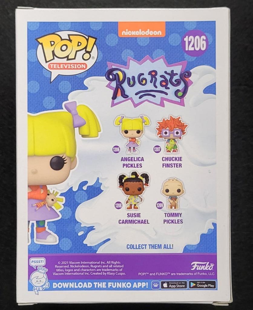 Larissa Marantz signed Sketch Rugrats Angelica Pickles Funko Pop ~ BAS Witness