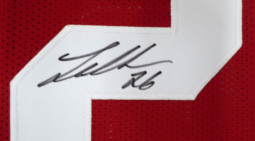 Alabama Crimson Tide Landon Collins Autographed Signed Red Jersey Beckett