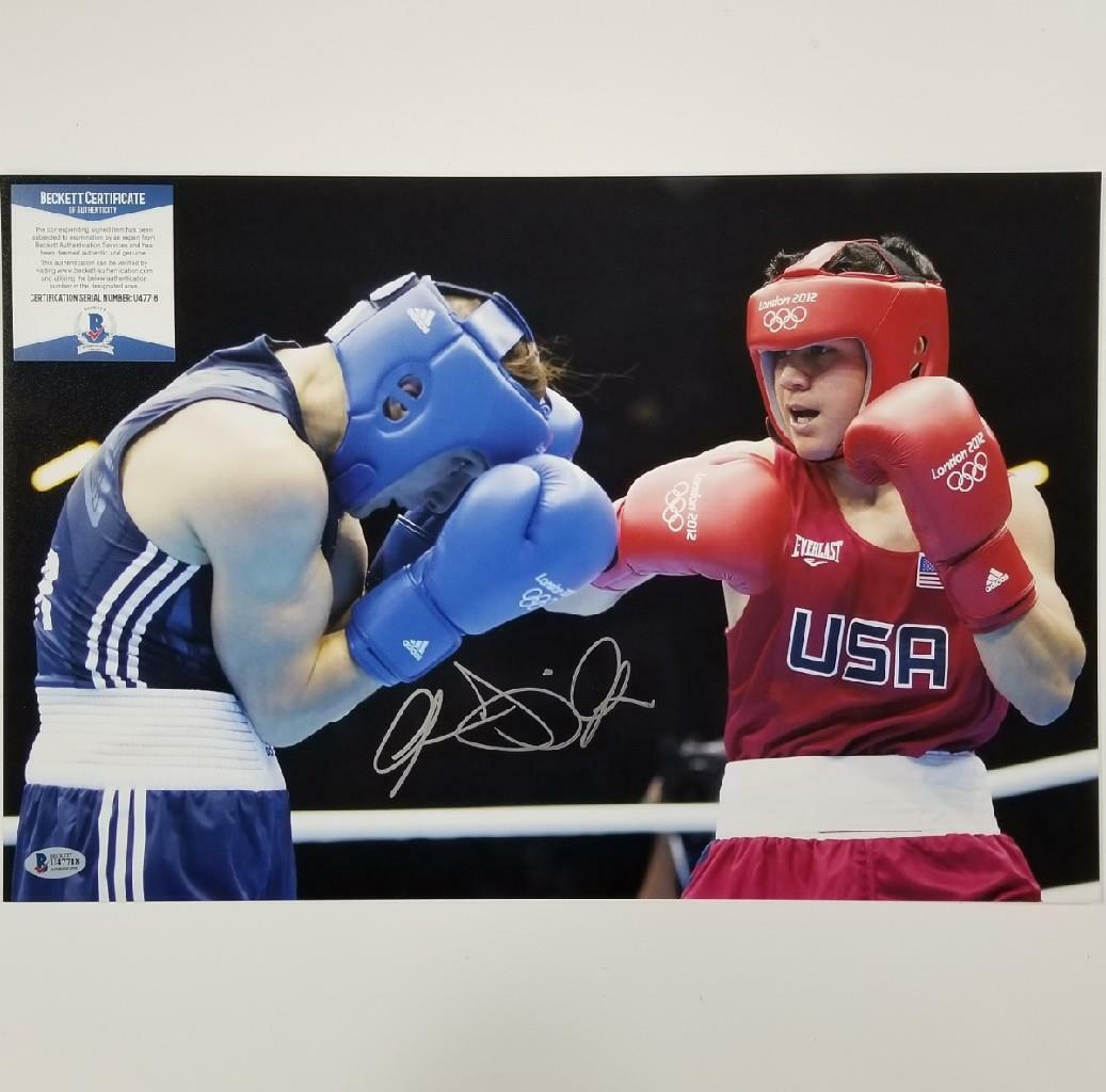 Joseph Diaz Jr. signed 12x18 Photo Boxing Autograph ~ Beckett BAS COA