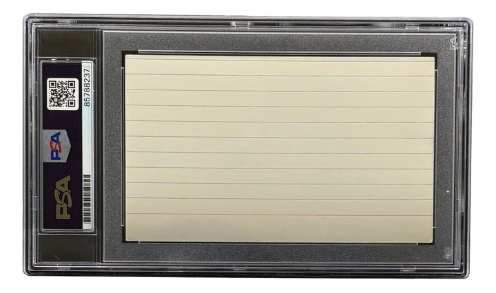 Dizzy Dean Signed Index Card St. Louis Cardinals PSA/DNA