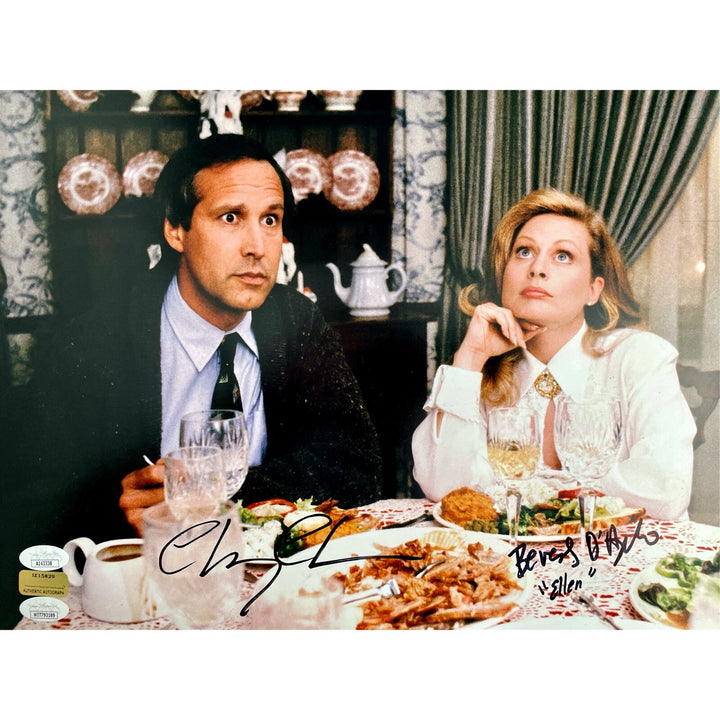 Chevy Chase / Beverly D'Angelo Autographed Christmas Vacation 11x14 Photo JSA