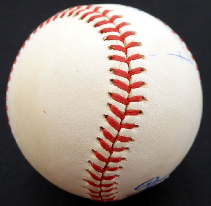 Bud Metheny Signed AL Baseball New York Yankees "#3" Beckett #F27162