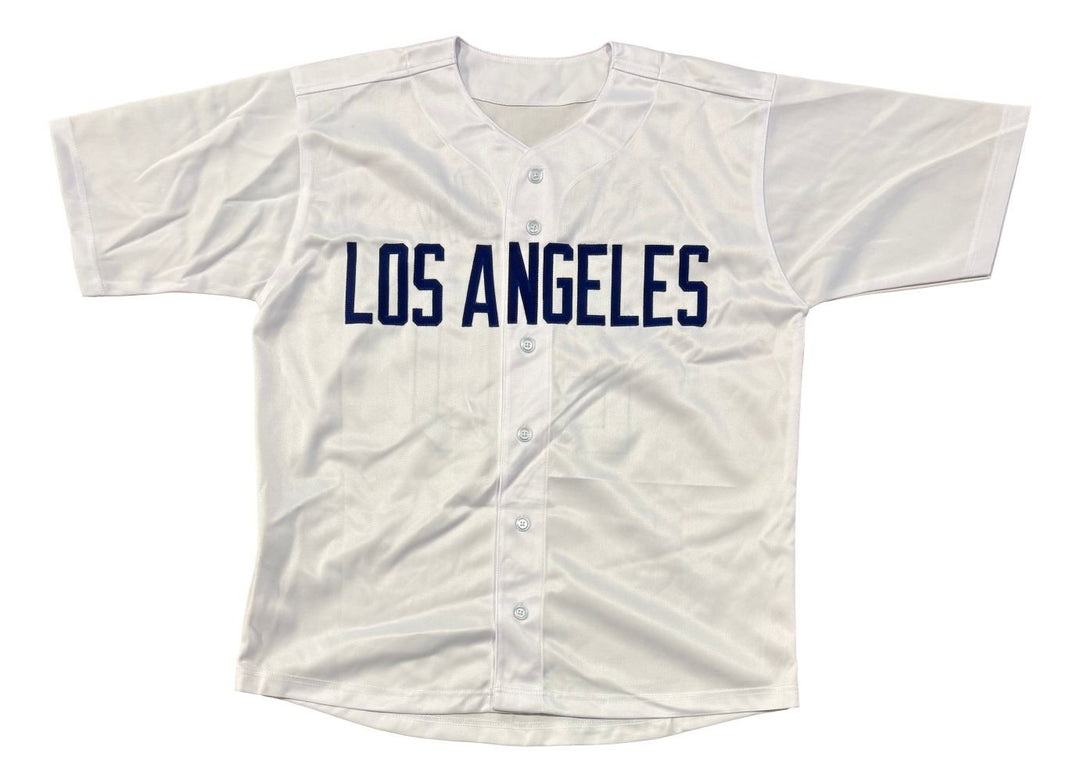 Don Sutton Los Angeles Signed White Baseball Jersey HOF 98 BAS