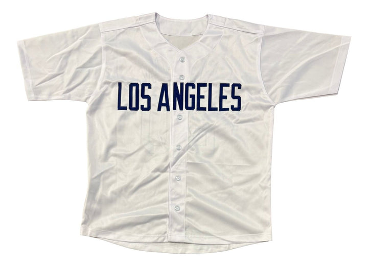 Don Sutton Los Angeles Signed White Baseball Jersey HOF 98 BAS