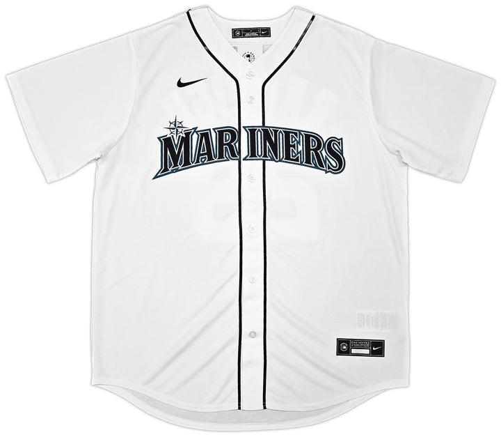 Seattle Mariners Cal Raleigh Signed White Nike Jersey Size L Fanatics & MLB Holo