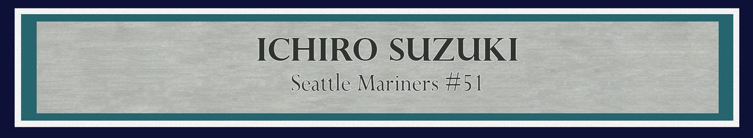Ichiro Suzuki Signed Framed 8x10 Photo Seattle Mariners IS Holo