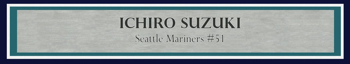 Ichiro Suzuki Signed Framed 8x10 Photo Seattle Mariners IS Holo