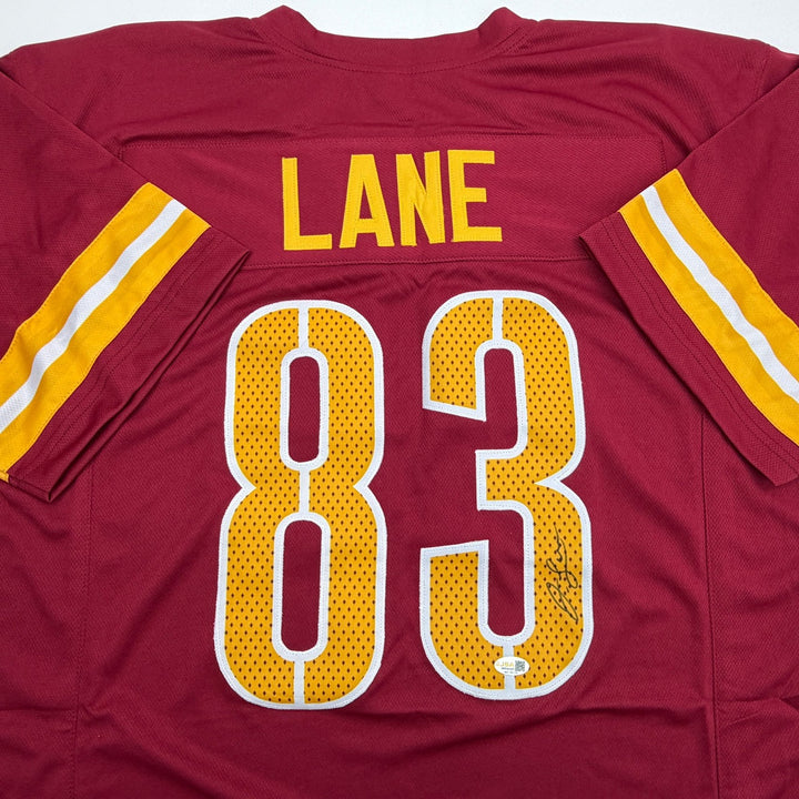 Autographed/Signed Jaylin Lane Washington Maroon Football Jersey JSA COA