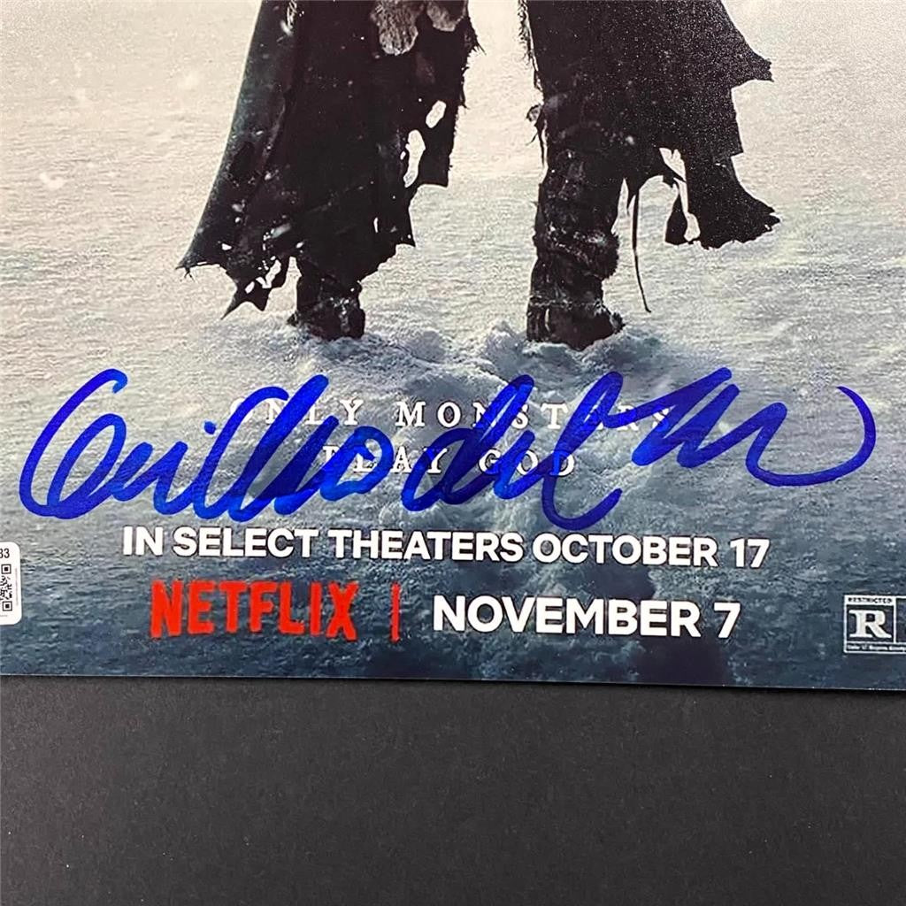 Guillermo Del Toro signed Frankenstein 8x10 photo autograph (B) ~ Beckett BAS