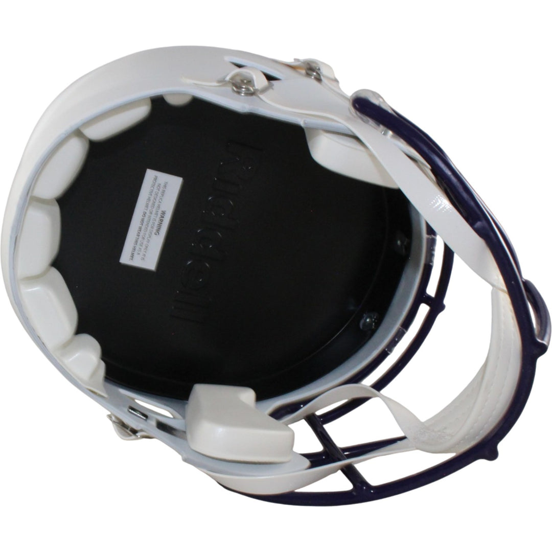 Minnesota Vikings Full Size Replica Flt Wht Helmet Riddell New In Box 25827