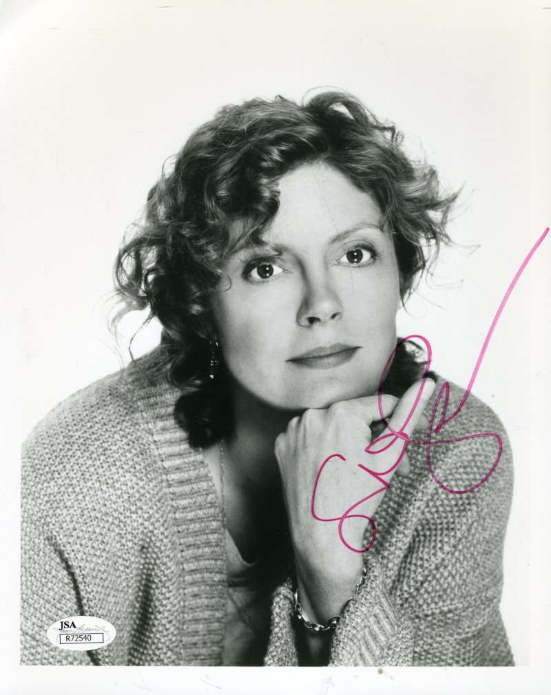 Susan Sarandon Jsa Coa Hand Signed 8x10 Photo Authenticated Autograph