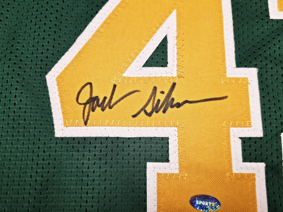 Seattle Supersonics Jack Sikma Autographed Signed Green Jersey MCS Holo