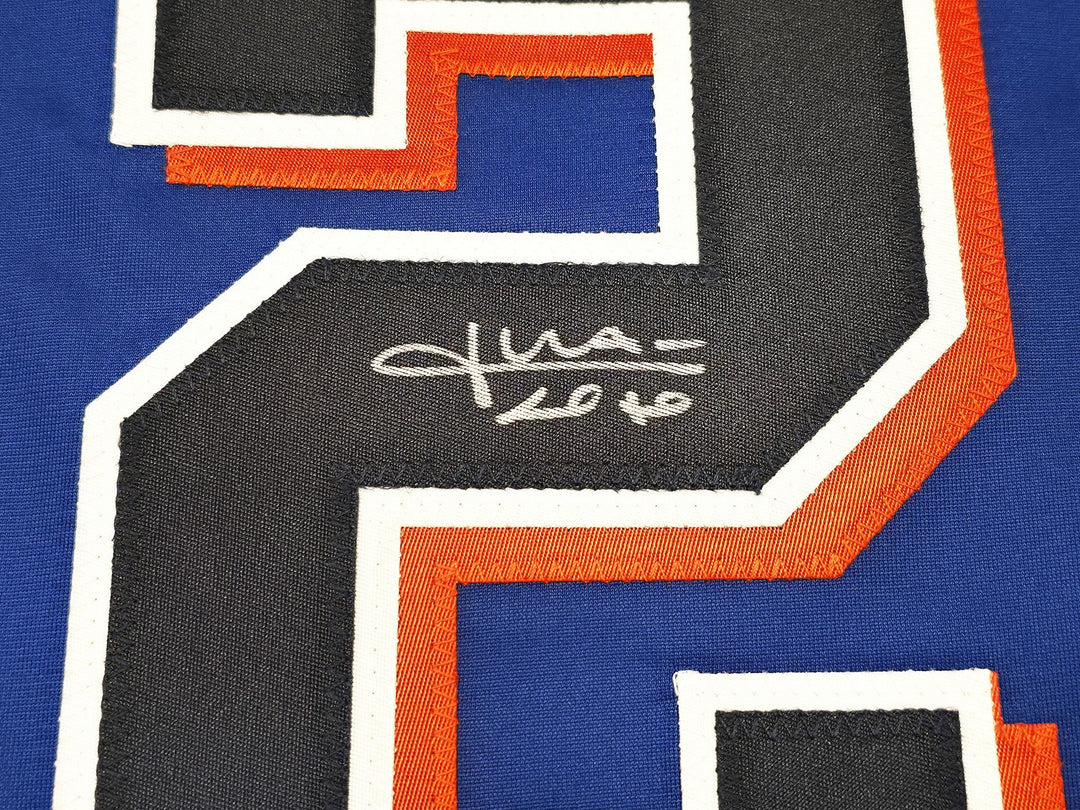 New York Mets Juan Soto Autographed Signed Blue Jersey JSA
