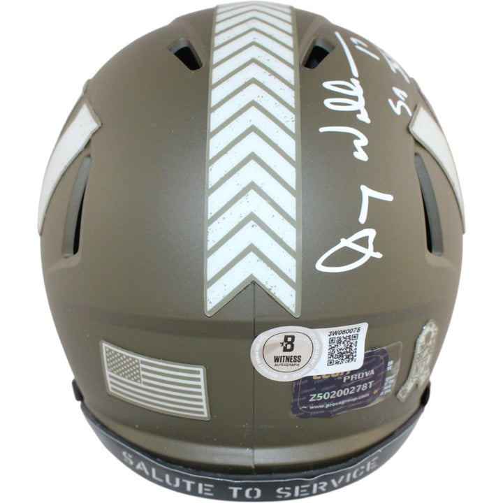 Doug Williams Autographed Washington Commanders 22 STS Mini Helmet Beckett 51868