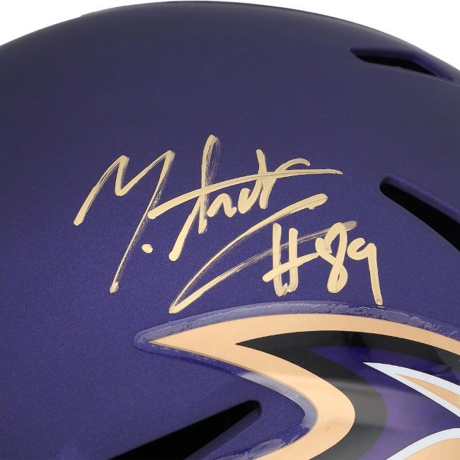 Mark Andrews Signed Ravens FS Purple Alternate Replica Speed Helmet Fanatics