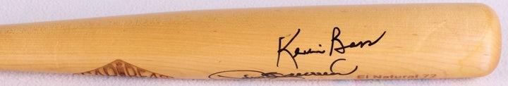 PEDRO GUERRERO MIKE DEVEREAUX RON ROBINSON & KEVIN BASS SIGNED FELLER MUSEUM BAT