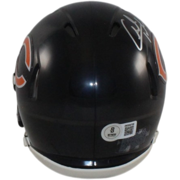 Charles Tillman Autographed Chicago Bears Mini Helmet Beckett Witness 56379