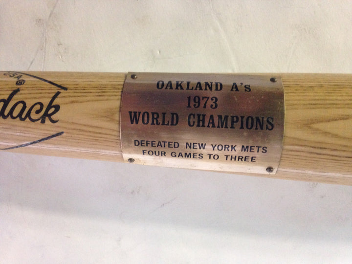 Oakland A's 1973 World Series Champions Big Stick baseball bat James Gallagher