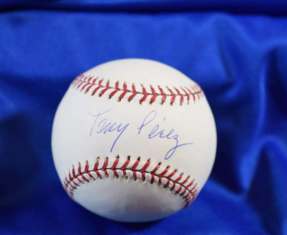 Tony Perez Tri Star MLB Cert Autograph Signed Baseball