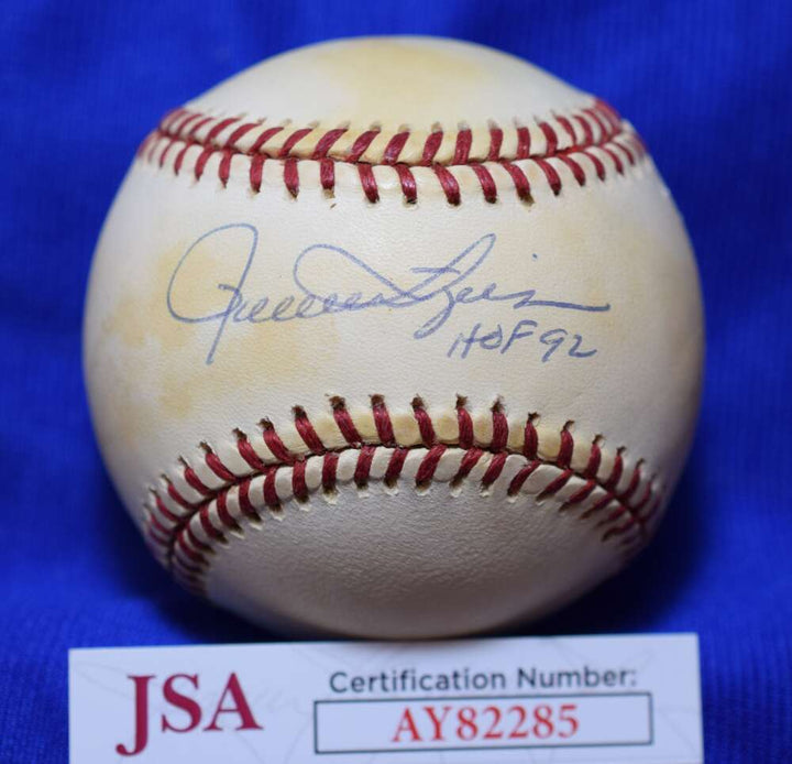 Rollie Fingers JSA COA Autograph American League Signed Baseball HOF 92