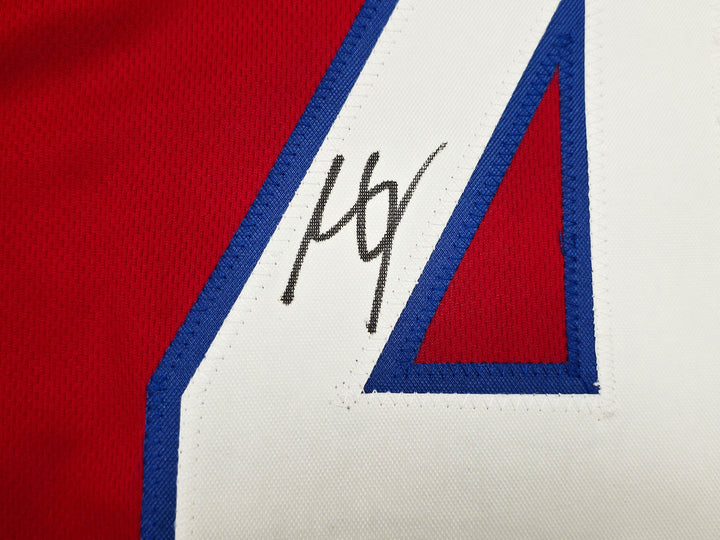 Buffalo Bills James Cook Signed Red Jersey Beckett BAS Witness