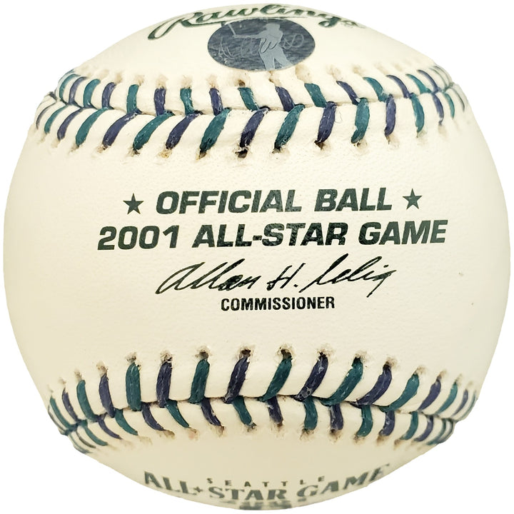 Ichiro Suzuki Auto Official 2001 All Star Game Baseball Mariners Under Logo