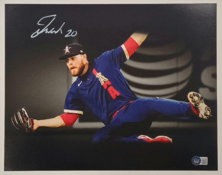 Jared Walsh signed Angels All Star Game Catch 11x14 Photo ~ BAS Beckett Witness