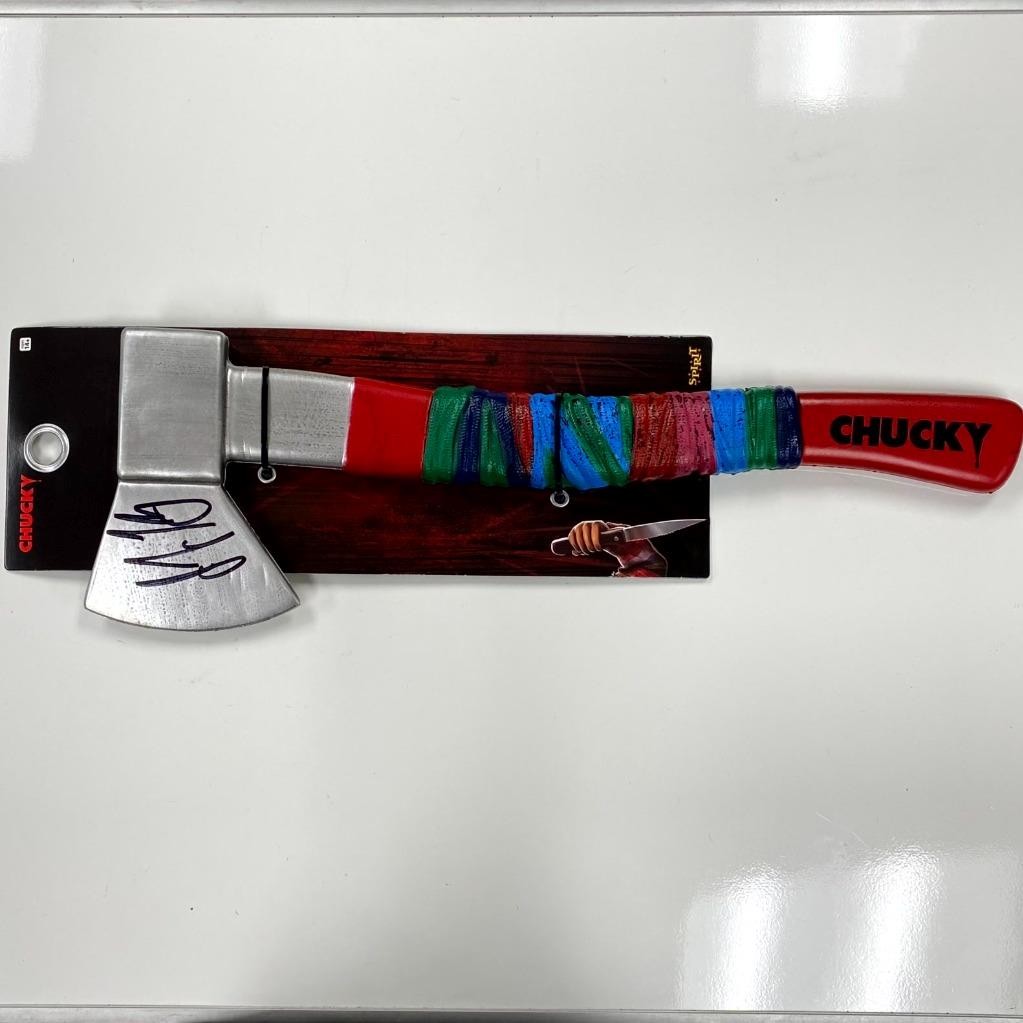 Jennifer Tilly signed 20" Spirit Chucky Axe Child's Play Prop autograph ~ JSA