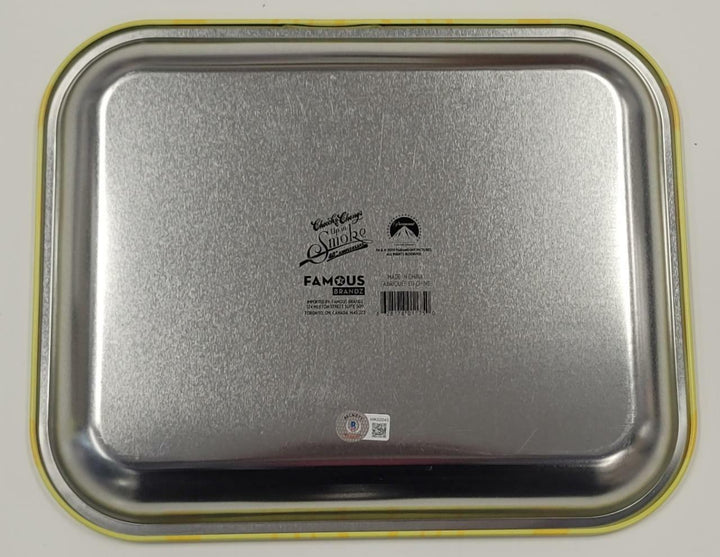 Cheech and Chong signed Up in Smoke 11x13 Rolling Tray autograph A ~ BAS Witness