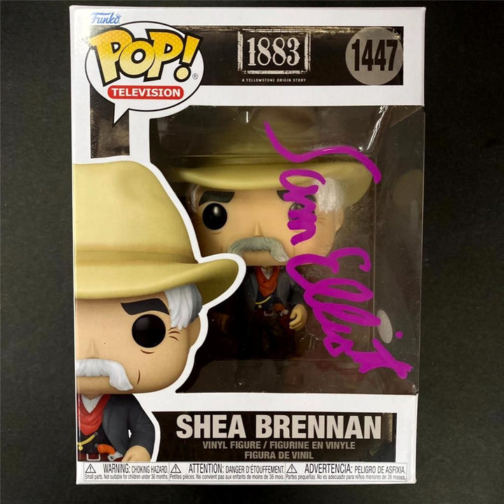 Sam Elliott signed Shea Brennan 1883 Funko Pop! #1447 autograph ~ JSA